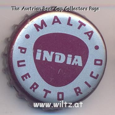Beer cap Nr.3549: Malta India produced by Cerveceria India/Mayaguez