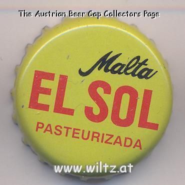 Beer cap Nr.3555: Malta El Sol produced by Cerveceria Cuauhtemoc - Moctezuma/Monterrey