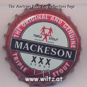 Beer cap Nr.3558: Triple Stout produced by Mackeson/Hythe