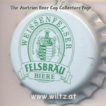 Beer cap Nr.3573: Felsbräu produced by Weissenfelser Felsbräu GmbH/Weissenfels
