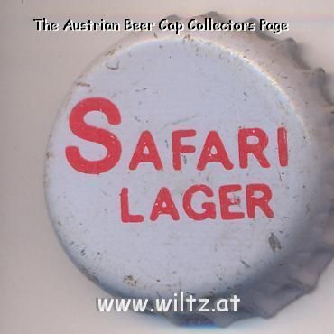 Beer cap Nr.3633: Safari Lager produced by Tanzania Breweries LTD/Dar es Salaam