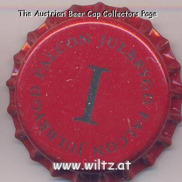 Beer cap Nr.3674: Falcon Julbrygd I produced by Falcon Bryggerier AB/Falkenberg