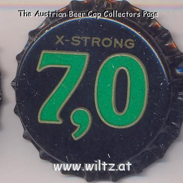 Beer cap Nr.3678: X-Strong 7,0 produced by Kopparbergs Bryggeri AB/Kopparberg
