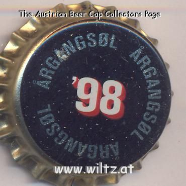 Beer cap Nr.3793: Argangsol 1998 produced by Wiibroes Bryggeri A/S/Helsingoer