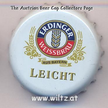 Beer cap Nr.3851: Erdinger Leicht produced by Erdinger Weissbräu/Erding