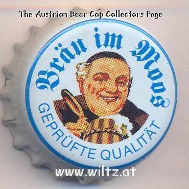 Beer cap Nr.3853: Hefe Weizen produced by Privatbrauerei Bräu im Moos/Tüßling