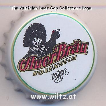 Beer cap Nr.3899: Rosenheimer Hefe Weißbier produced by Auerbräu/Rosenheim