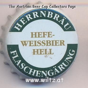 Beer cap Nr.3901: Herrnbräu Hefe-Weissbier produced by Bürgerliches Brauhaus Ingolstadt/Ingolstadt
