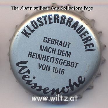 Beer cap Nr.3928: Export Dunkel 5,0% produced by Klosterbrauerei Weissenohe/Weissenohe