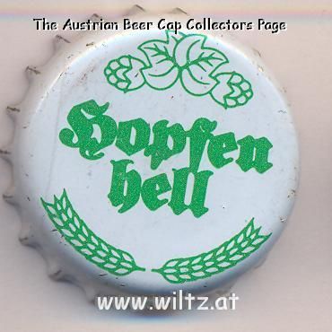 Beer cap Nr.3929: Hopfen Hell - Alkoholfrei produced by Werner Bräu GmbH & Co. KG Privatbrauerei/Poppenhausen