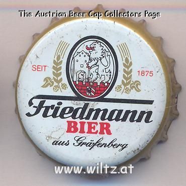 Beer cap Nr.3943: Friedmann Bier produced by Friedmann/Gräfenberg