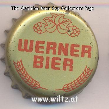Beer cap Nr.3947: Werner Bier - Vollbier hell produced by Werner Bräu GmbH & Co. KG Privatbrauerei/Poppenhausen