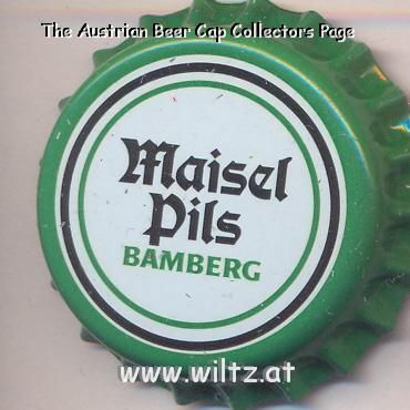 Beer cap Nr.3957: Maisel Pils produced by Maisel Bräu/Bamberg