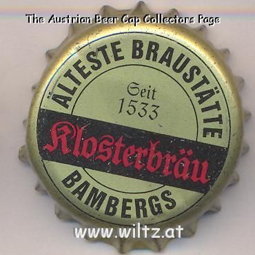Beer cap Nr.3960: Klosterbräu produced by Klosterbräu/Bamberg