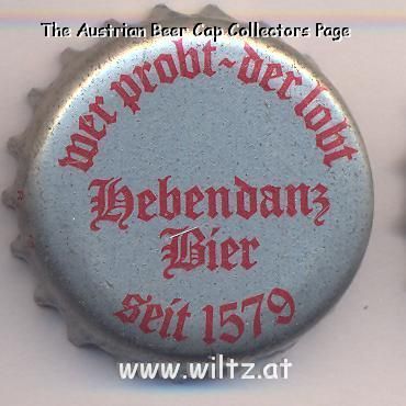 Beer cap Nr.3973: Export-Hefeweissbier 5,1% produced by Brauerei F. Hebendanz/Forchheim