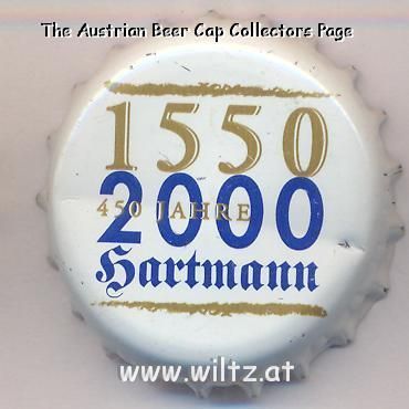 Beer cap Nr.4008: Edelpils produced by Hartmann-Bräu Ambros Hartmann/Würgau