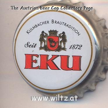 Beer cap Nr.4020: EKU produced by Erste Kulmbacher Actienbrauerei AG/Kulmbach