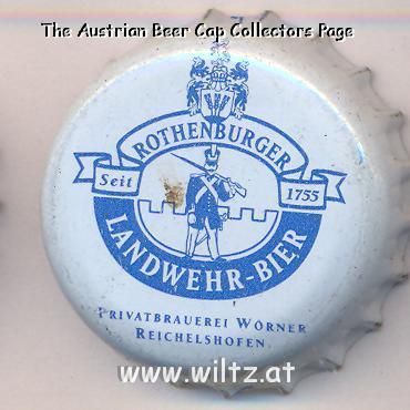 Beer cap Nr.4023: Landwehr Bier produced by Privatbrauerei Wörner/Reichelshofen