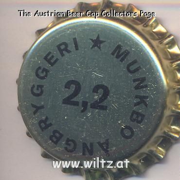 Beer cap Nr.4091: Munkbo 2,2 produced by Munkbo Angbryggeri/Smedjebacken