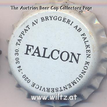 Beer cap Nr.4099: Falcon produced by Falcon Bryggerier AB/Falkenberg