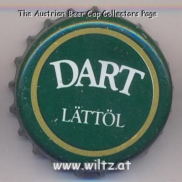 Beer cap Nr.4107: Dart Lättöl produced by AB Pripps Bryggerier/Göteborg