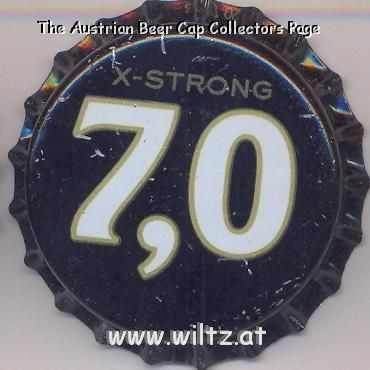 Beer cap Nr.4130: X-Strong 7,0 produced by Kopparbergs Bryggeri AB/Kopparberg