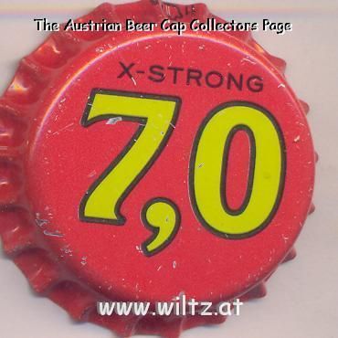 Beer cap Nr.4131: X-Strong 7,0 produced by Kopparbergs Bryggeri AB/Kopparberg