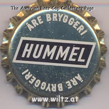Beer cap Nr.4132: Hummel produced by Are Bryggeri/Are