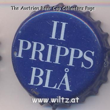 Beer cap Nr.4147: Pripps Bla II produced by AB Pripps Bryggerier/Göteborg