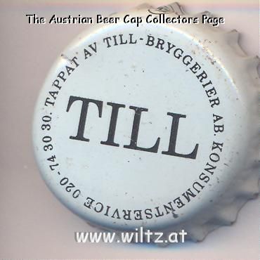 Beer cap Nr.4159: Till produced by Till Brewery/Tillverkat