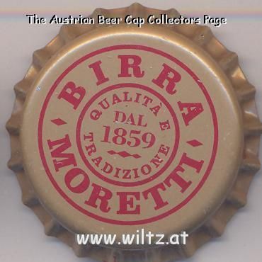Beer cap Nr.4211: Birra Moretti produced by Birra Moretti/Udine