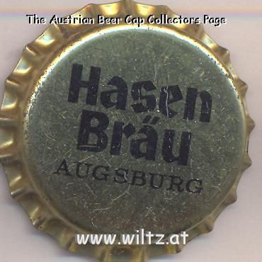 Beer cap Nr.4242: Hasenbräu produced by Hasenbräu/Augsburg