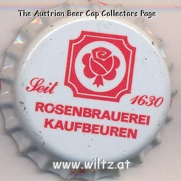 Beer cap Nr.4263: Rosenbräu produced by Rosenbrauerei Kaufbeuren/Kaufbeuren
