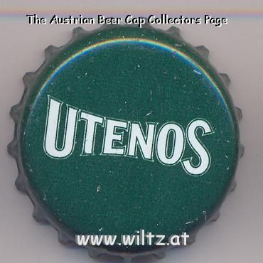 Beer cap Nr.4296: Utenos Pilsener produced by Utenos Alus/Utena