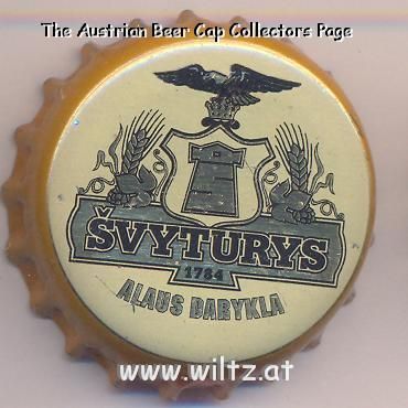 Beer cap Nr.4303: Gintarinis produced by Svyturys/Klaipeda
