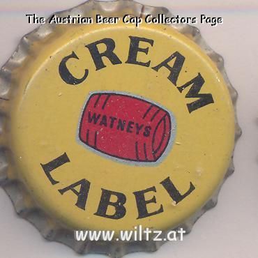 Beer cap Nr.4334: Watneys Cream Label produced by Watney Truman Ltd./London