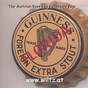 Beer cap Nr.4343: Guinness Extra Stout produced by Arthur Guinness Son & Company/Dublin