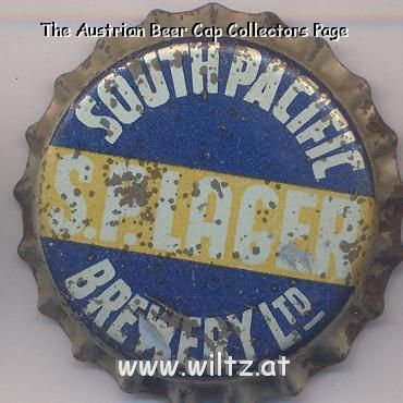 Beer cap Nr.4406: S.P.Lager produced by South Pacific Brewery/Port Moresby