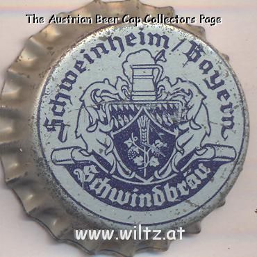 Beer cap Nr.4434: Schwindbräu Export produced by Schwindbräu/Schweinheim