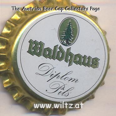 Beer cap Nr.4508: Waldhaus Diplom Pils produced by Schmid/Waldhaus