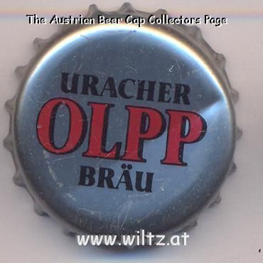 Beer cap Nr.4510: Uracher Olpp Bräu produced by Brauerei Olpp/Bad Urach