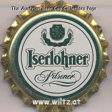 Beer cap Nr.4571: Iserlohner Pilsener produced by Iserlohn GmbH/Iserlohn