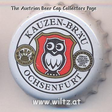 Beer cap Nr.4584: Premium Pils produced by Kauzen-Bräu Pritzl KG/Ochsenfurt