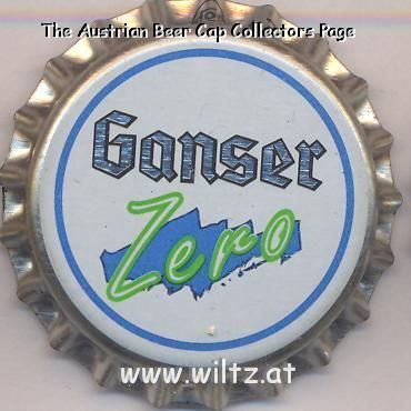 Beer cap Nr.4643: Ganser Zero produced by Privatbrauerei Ganser/Leverkusen