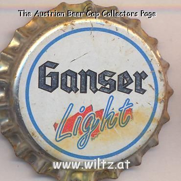 Beer cap Nr.4647: Ganser Light produced by Privatbrauerei Ganser/Leverkusen