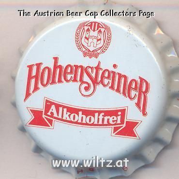 Beer cap Nr.4660: Hohensteiner Alkoholfrei produced by Privatbrauerei Bosch/Bad Laasphe