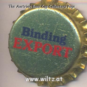 Beer cap Nr.4680: Binding Export produced by Binding Brauerei/Frankfurt/M.
