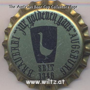 Beer cap Nr.4692: 1346 Urhell produced by Brauerei Zur Goldenen Gans/Augsburg