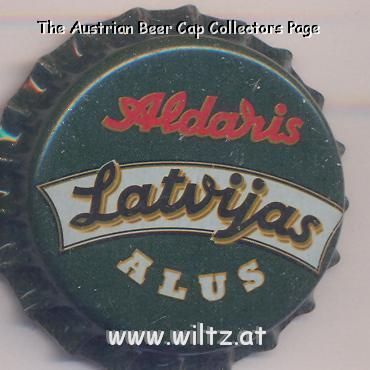 Beer cap Nr.4705: Latvijas produced by Aldaris/Riga