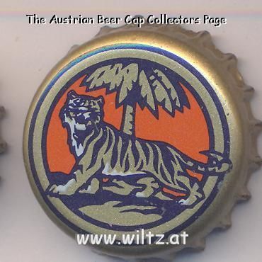Beer cap Nr.4727: Tiger Lager Beer produced by Brewery Guiness Anchor Berhad/Petaling Java
